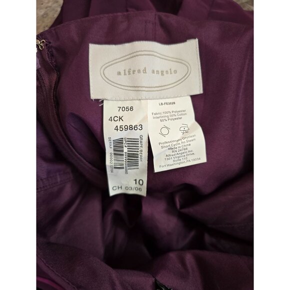 Purple Sleeveless Party Dress Layered Hem coquette whimsygoth elegant holiday - Picture 8 of 9